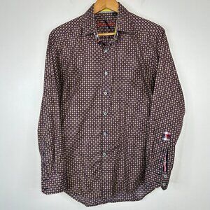 Robert Graham Long Sleeve Button Down Shirt Mens Medium Colorful Print